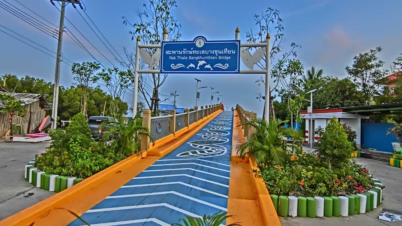 Rak Thale Bangkhunthian Bridge